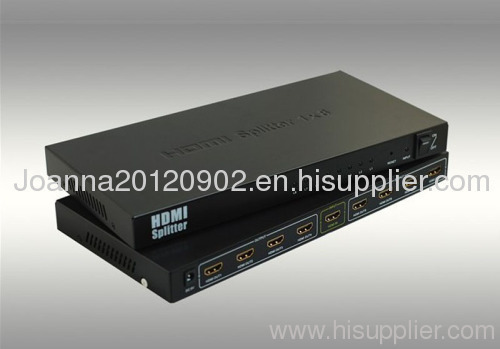 HDMI Splitter 1X8 distribution support 1080P deep colour 36bit 8 way