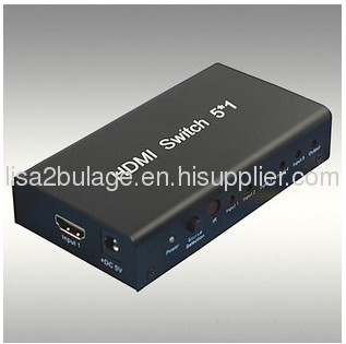 HDMI switcher 5*1 support 3D