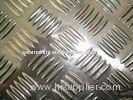 4mm Aluminium Metal Sheeting Plate Embossed 5 Bars For Door Panel