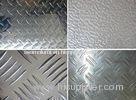 White Marine Aluminium Sheet Diamond Tread Stair Tread , Bus Floor