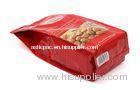 Custom Printed Heat Seal Stand Up Candy Pouch , Side Gusset Bag