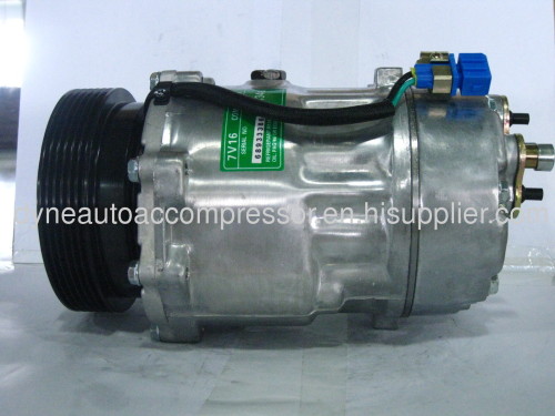 compressor for SANDEN 7V16 1206 1J0820803A 1J0820805 7M0820803R WO1J0820803A AUDI A3 POLO III VW GOLF I
