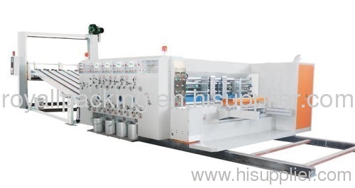 MJZX-7 High speed Flexo Printing, Slotting and Die-cutting Machine (Sun feeder)