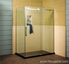 shower enclosures with High quality plastic paint silver handle