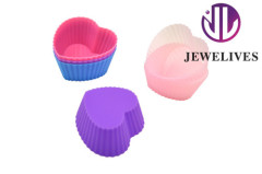 New! Cake molds Nonstick Silicon Baking mold in heart shape