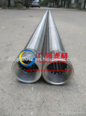 Pipe-based screen for oil well