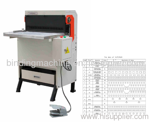 Factory use paper punching machine 