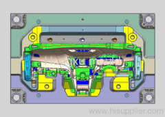 Auto dashboard/instrument panel mould