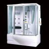 Footmassage Shower Cabins with ABS tray and board.