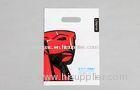 Die-Cut Handle Plastic Bags , Heat Seal Small Items Carrier Bag