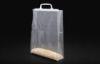Side Gusset Transparent Gift Plastic Carrier Bag With Loop Handle