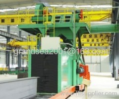 Q69 series profile shot blasting cleaning machine