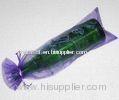 Lavender Organza Wine Bottle Pouch Bags Reusable Printed Tote Bags