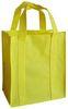 Yellow Pp Non Woven Fabric Shopping Bags , Printed Tote Bags
