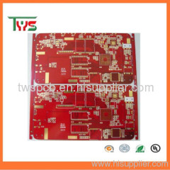 Red Soldermask Rohs Double side LED PCB board