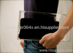 classic perspex clutch purse