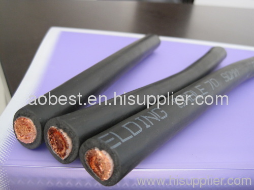 rubber insulated flexible welding cable