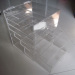 6-drawer fliptop clear acrylic makeup display box