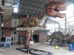 animatronic dinosaur rex model