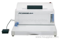 A4 Size Hard Cover Electric Coill Binding machine