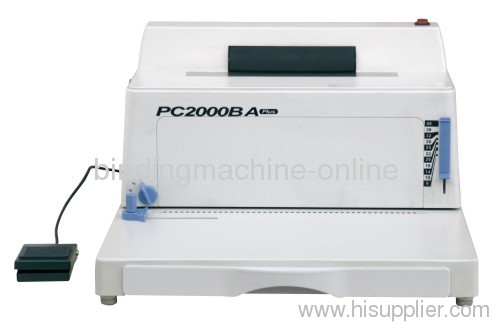 Electric Single Loop Wire Binding Machine PC2000BA PLUS