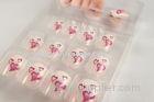 ABS Peach Heart pattern French Manicure Fake Nails with Fashion nail design