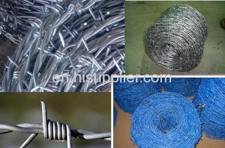 metal iron barbed wire