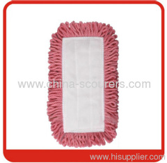 Magic flat Mop Refill with Pink+white colour