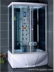 shower room with Touch screen computer panel