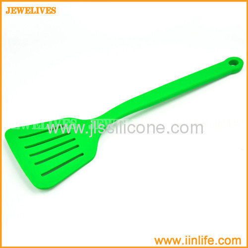 Colorful silicone kitchen spatulas