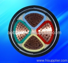 PVC insulated STA steel tape armored power cable