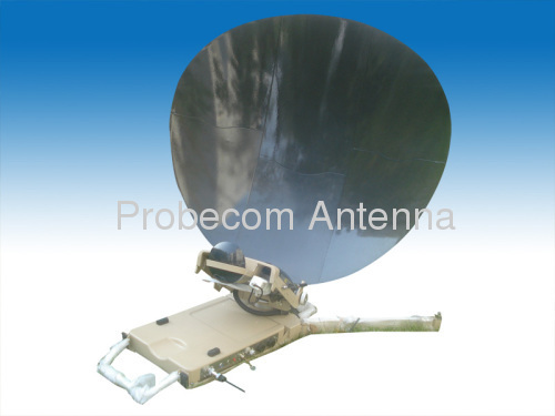 1.2m carbon fiber auto-tracking flyaway antenna