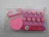 Nail Manicure Kit / Fake Nails Kit with EVA toe Separator / EVA toe divider