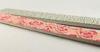 Sliver on side / pink beads Emery Board Nail File with Sand paper Material