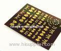 Gold plating Nail Art Decals Easy DIY Size 63 * 52mm