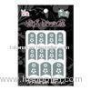 The flower printing Nail Art Stencils The size is 63 * 52mm