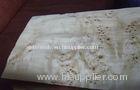 Poplar Burl Wood Veneer For Furniture Skin , 8 % - 12 % Moisture