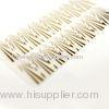 Gold stripe adult Finger Nail Stickers material is Metal paper