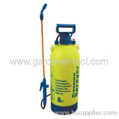 Plastic 8L Agriculture Pump Water Sprayer With Pistol