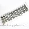 Black and white Leopard pattern Finger Nail Stickers , Cut down the sticker