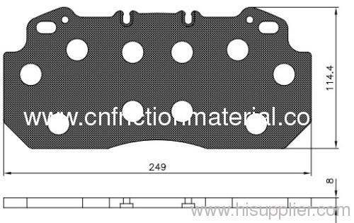 Back Plate WVA 29030 FMSI1407