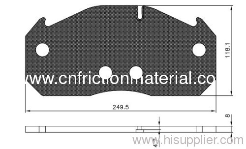 Back Plate WVA 29030 FMSI1407