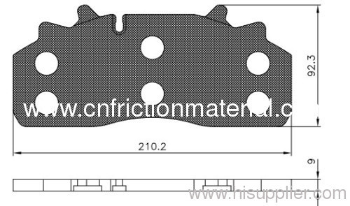 Back Plate WVA 29159 FMSI 1438