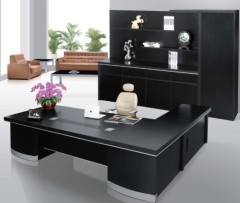 hi-class black boss table executive table office furniture