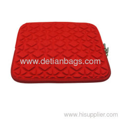 coolest stylish new red foam ipad case with zipper for ipad2 ipad3 ipad mini