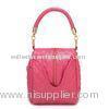 Watermelon Red Mini Pu Leather Handbag Girls For Dance , Animal Print