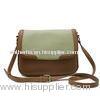 Dark Brown Casual Leather Totes Handbags For Book , Cover Type