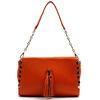 Red Tassel Cross Shoulder Handbags Juniors For Book , Single Strap