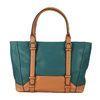 Large Green Cross Shoulder Handbags For Traveling , Genuine Leather