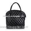 Exquisite Quilted Shoulder PU Tote Bag Black & Large For Traveling